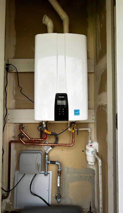 Walnut Creek – Navien NPE-240S2 Gas Tankless Water Heater Installation