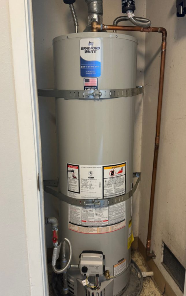 San Jose – Bradford White 40-gallon Gas Tank Water Heater Installation