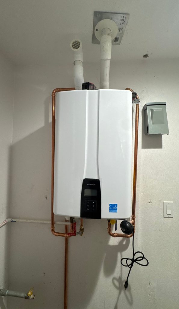 Santa Clara – Navien 199k BTU Gas Tankless Water Heater Installation